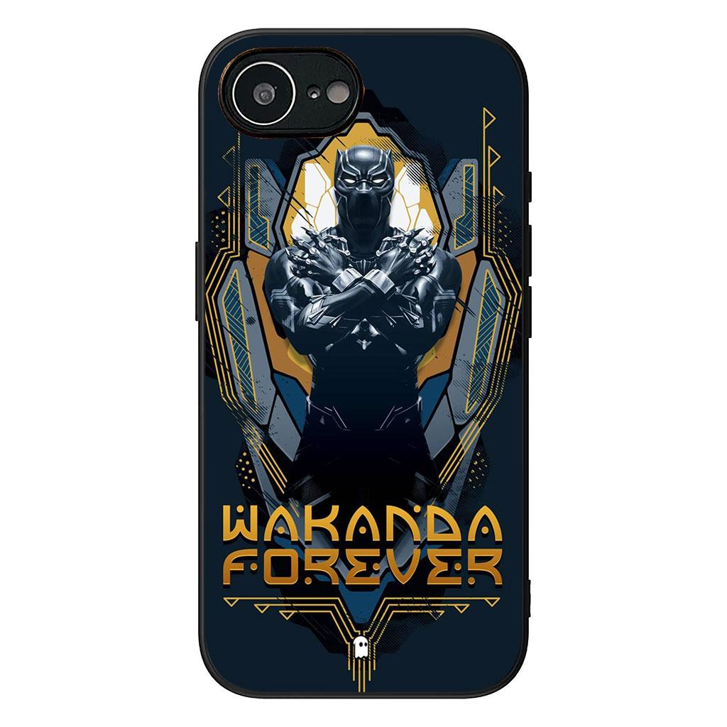 Black Marvel Panther Casing Phone Cover for Xiaomi Poco C71 C65 C85 X7 X6 X5 M6 M7 F6 F7 F8 Ultra Pro C75 Case