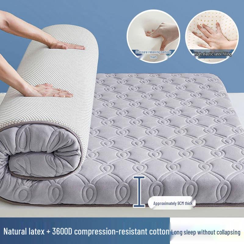 Class A Latex Mattress Topper: Soft, Thickened Tatami Pad for Dorm and Rental Rooms