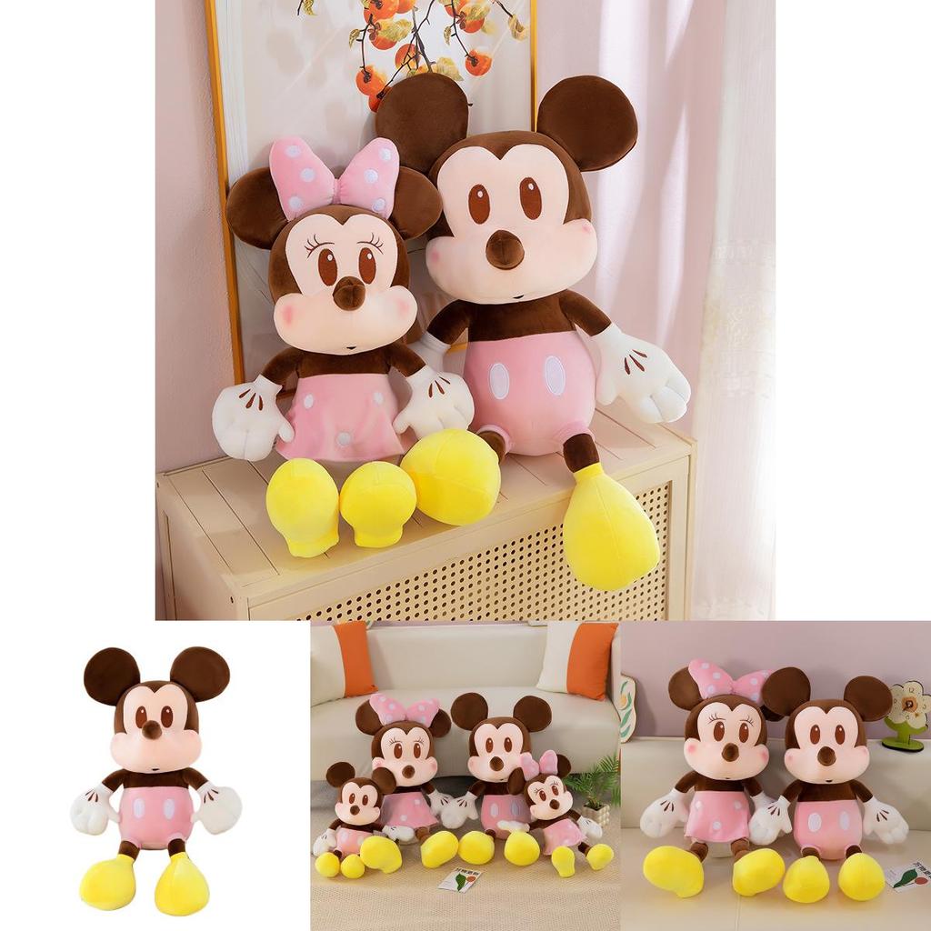 Disney Minnie Mickey Mouse Soft Plush Doll Childrens Birthday Gift For Home Decor Collectors
