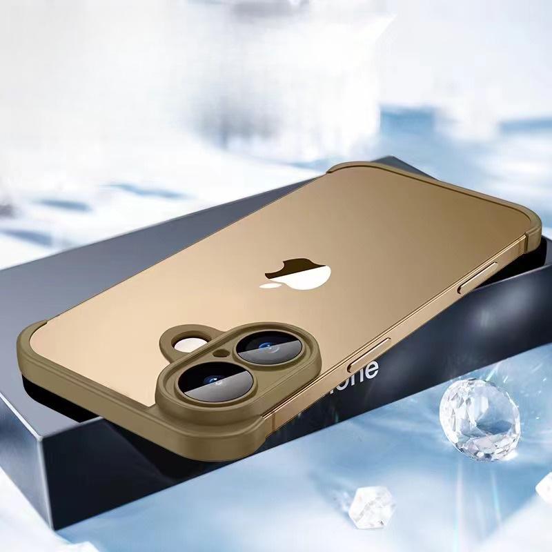 Встроенная пленка для объектива подходит для чехлов для телефонов Apple 14promax, безрамочный противоударный защитный чехол для iPhone13 12pm