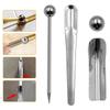 5Pcs Beauty Seam Construction Tool Set Floor Tile Grout Repair Steel Pressed Ball Stick Corner Angle Scraper Wall Gap Cleaner