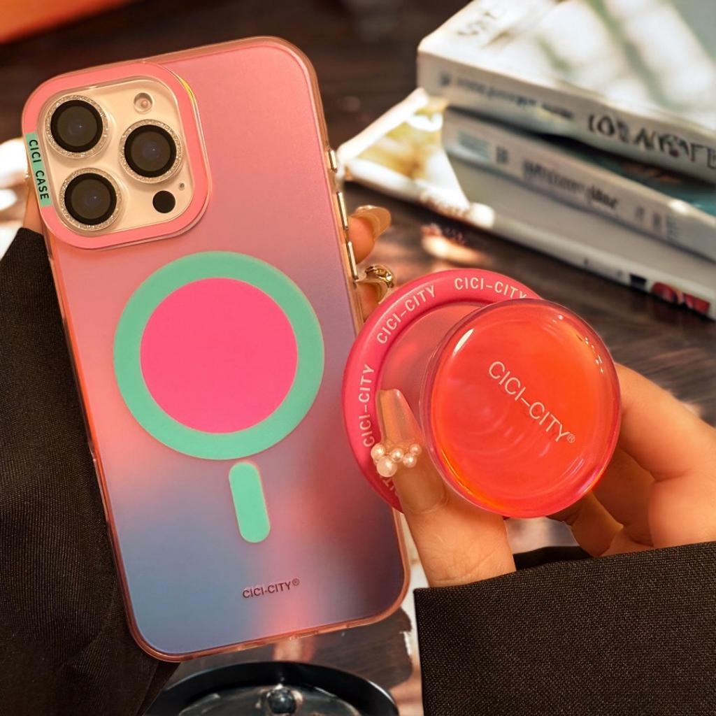 Роскошные модные матовые чехлы Magsafe с изменяющим цвет для iPhone 17 Air 16 15 Pro Max 14 13 Магнитная беспроводная зарядка