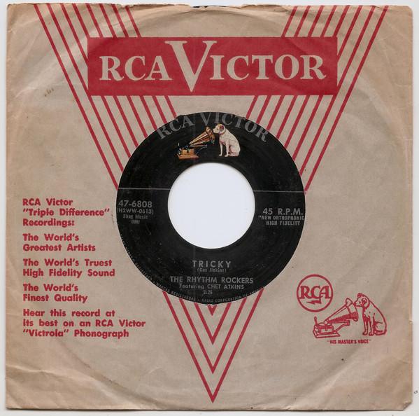 7inch Record RHYTHM ROCKERS, CHET ATKINS - Tricky / Peanut Vendor 476808 RCA VICTOR 1957 US Country/Folk Used