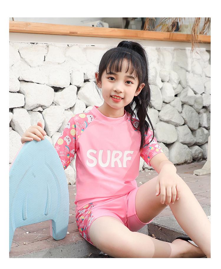 Kids' Quick-Dry Split Swimsuit Set for Boys and Girls