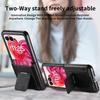 Роскошный кожаный держатель для карт, складной чехол для Motorola Razr 60 50 Ultra 40, жесткий противоударный матовый чехол для телефона из 2 предметов