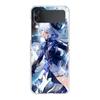 Phone Case For Samsung Galaxy Z Flip 3 4 5 Fold High Hard PC Shell For Galaxy Z Flip 3 5 Cover Honkai Star Rail Genshin Impact