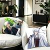 Anime Sakata Gintoki Pillow Case Fashion Square Pillowcase Bedroom Sofa Room Ins Decoration Leisure