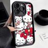 Explosive TEMU/Xiyin/TikTok Sanlio TK cat Hello Kitty for Apple 16 mobile phone case ladder