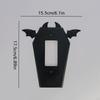 Halloween Switch Cover Dark Style Home Decoration Gothic Style Coffin Design Socket Decoration Switch Panel Cool 1PC