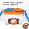 Ящик для проверки насекомых с лупами с увеличением в 2,6 и 4,5 раза. Детский ловец ошибок и средство просмотра