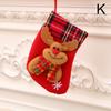 Christmas Stockings Pendant Gift Bag Party Decor Snowman Reindeer Socks Christmas Tree Decorations
