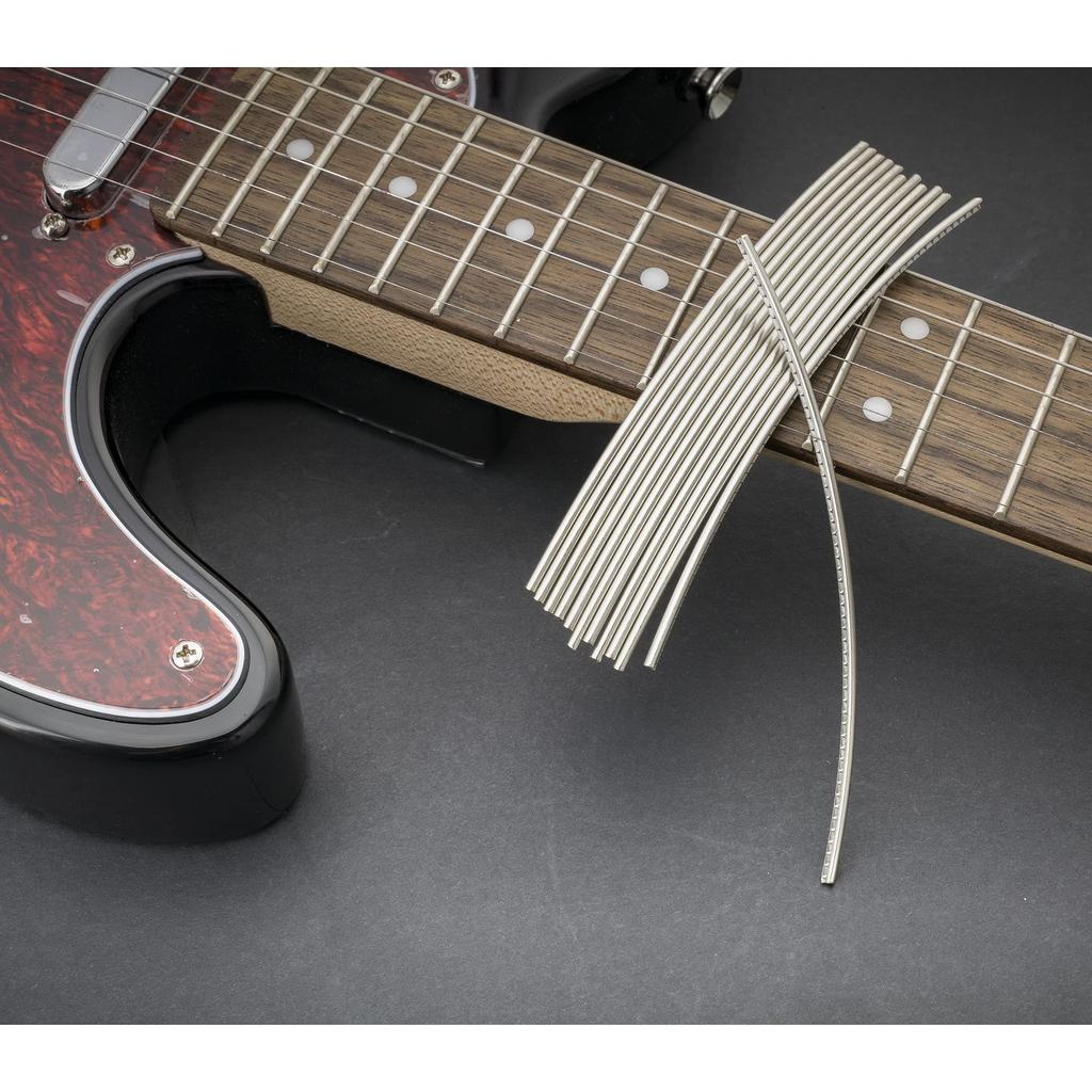 Sintoms Modern Fender Strat Tele Gibson PRS Электрогитара среднего размера с никелированными сверхтвердыми ладами, 2,41 мм