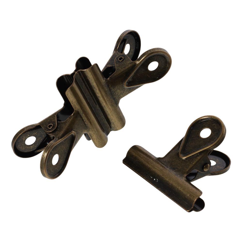 Бронзовый Винтажный Бронзовый Металлический Зажим Металлические Офисные и Бытовые Принадлежности Зажим для Счетов Офис