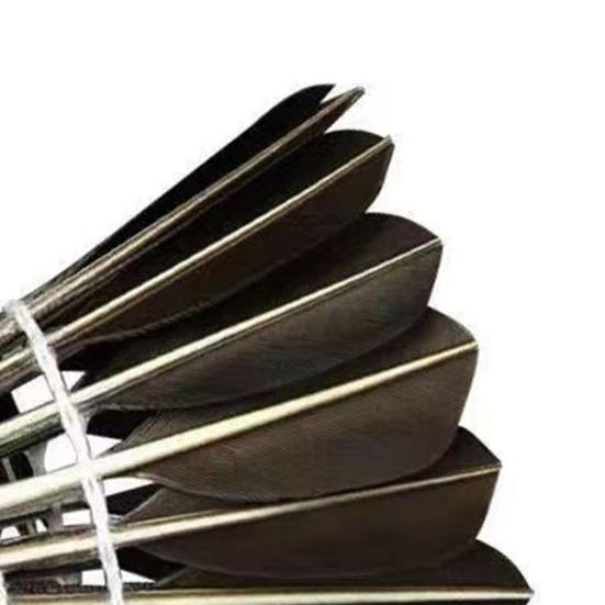 3/6/12 шт. воланы для бадминтона черные перьевые воланы для бадминтона мячи для тренировок в помещении и на открытом воздухе