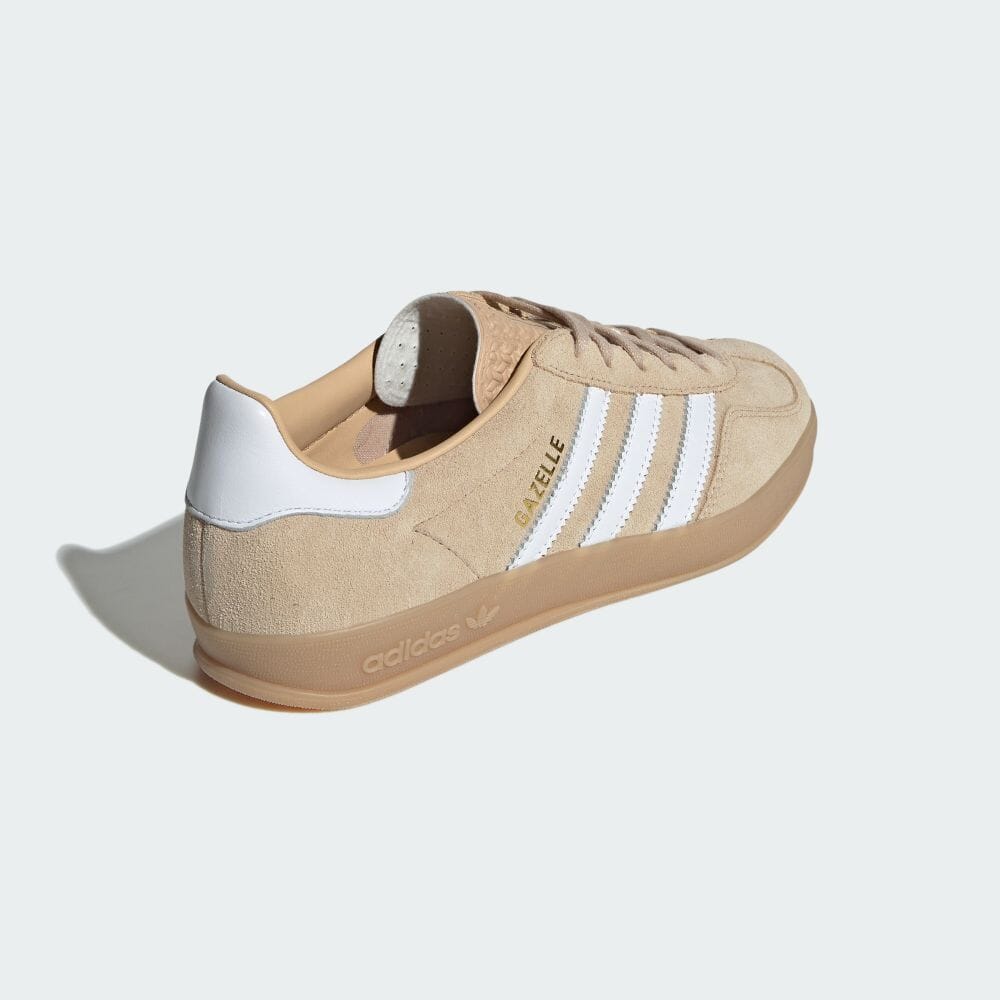 adidas GAZELLE INDOOR Magic Beige Кроссовки ORIGINALS Unisex IH5482 Magic Beige/Обувь Белый/Камедь