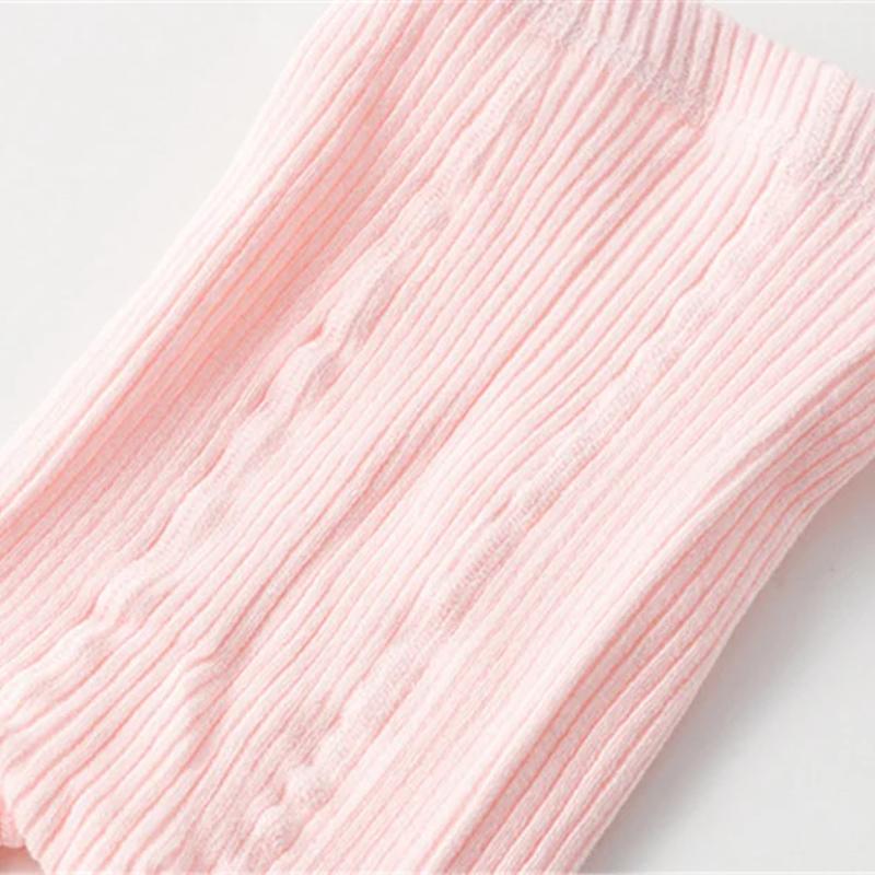 Вязаные колготки для девочек, однотонные детские колготки с рисунком кролика, хлопковые мягкие детские колготки для девочек, осень-зима, 1-7 лет, брюки, новые