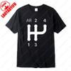 Humor 2CV Gear Shift Pattern Tshirt Unisex Birthday Gifts Short Sleeves Funny PolyCotton Clothes Summer Male T Shirt Streetwear