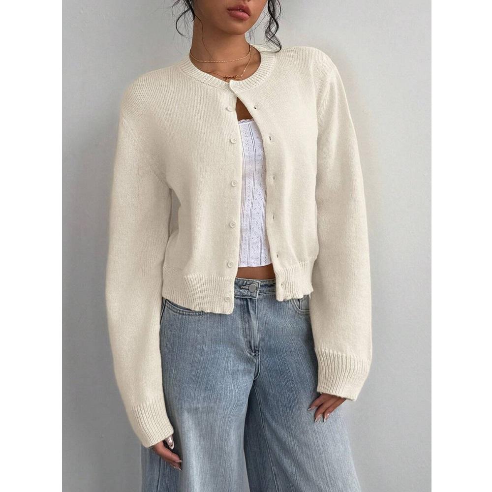 Women Autumn Winter Knitted Cardigans Sweaters Ladies Long Sleeve Single Breasted Sweater Outerwear Coats Jackets