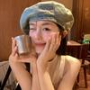 Korean Style Painter Hat Newsboy Cap Octagonal Hat Personality Denim Beret  Ladies