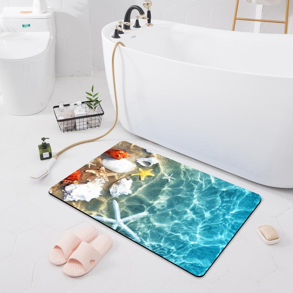 Впитывающий нескользящий коврик для ванной комнаты, дверной коврик, туалетный пол, душевая комната, коврик для ванны, кухонный коврик