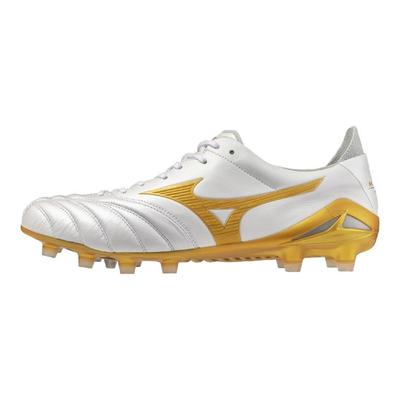 Morelia Neo 4 Поддержка Легкие Футбольные Бутсы Унисекс Белый Золотой P1GA263050