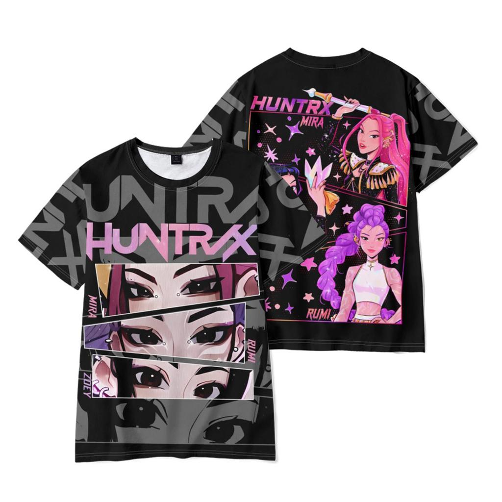 Children's Casual Fashionable Loose And Comfortable Printed Short Sleeved T-shirt Top