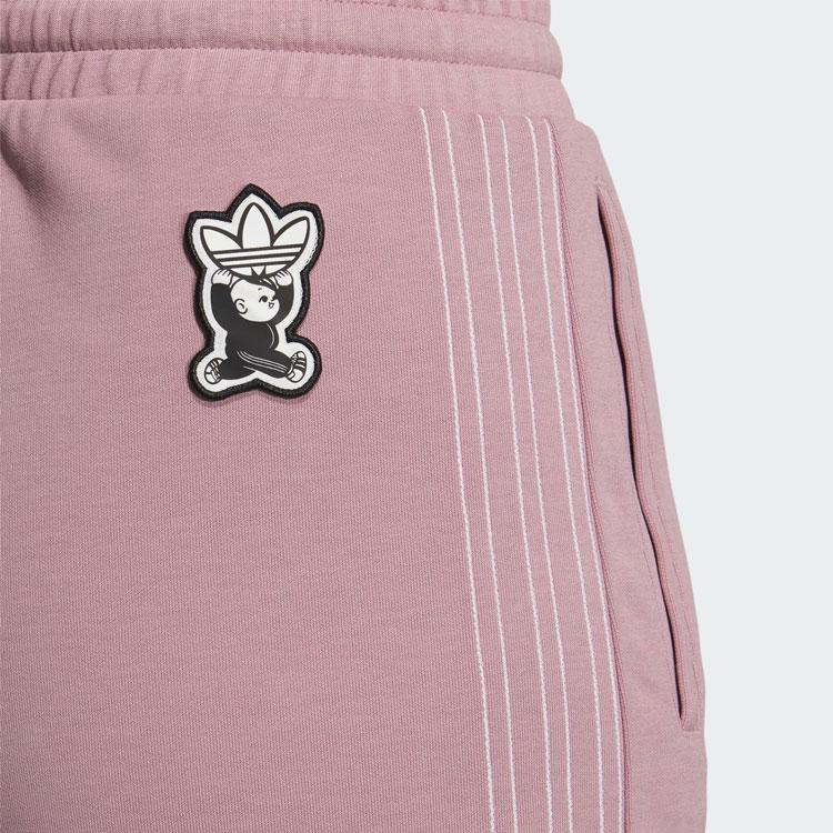 Adidas Женские широкие вязаные спортивные брюки Originals Trefoil, волшебно-фиолетовый, розовый IN1023