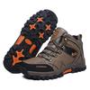 Men Snow Boots Waterproof Leather Sneakers Super  Warm Men's Boots Outdoor Male Hiking Boots Work Shoes