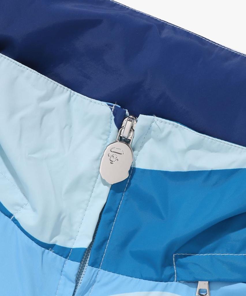 Bape Abc Camo Nylon Hooded Jacket (M) Blue
