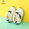 Babudou baby shoes, autumn and winter collection, fleece-lined, non-slip walking shoes for boys, functional shoes for girls, and cotton shoes for