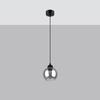 Alino 1 black hanging lamp