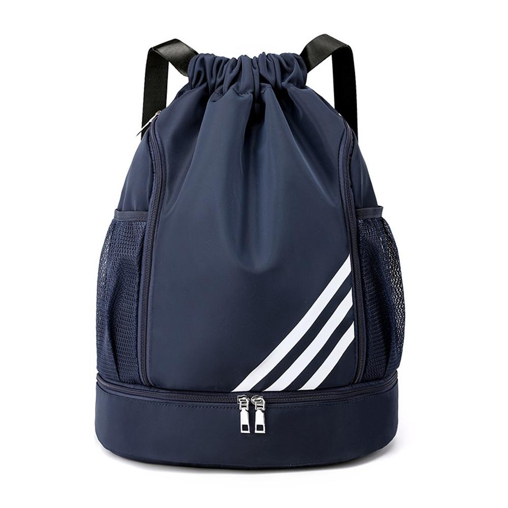 Outdoor Sports Balls Backpack Drawstring Bag Portable Oxford Cloth Basketball Football Organizing