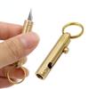 Mini Brass Knife Keychain Pendant Outdoor Carry-on Disassembly Express Utility Knife Office Stationery Cutting Supplies
