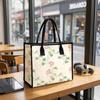 Floral Bird Print Tote Bag Casual Daily Shoulder Handbag for Shopping Travel Outings