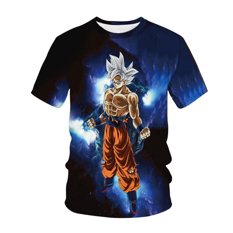 Summer Animation Anime Men's and Women's Summer Casual Clothes Wukong Top 3D T-shirt