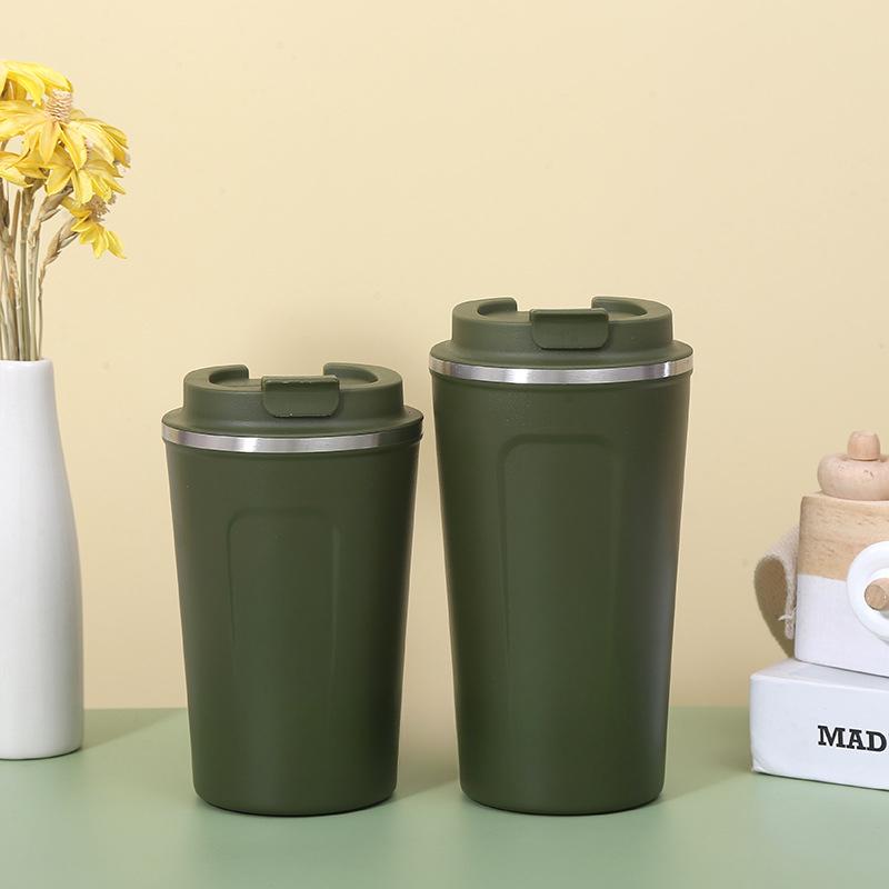 Thermos Mug 304 Stainless Steel Coffee Mug Simple Outdoor Cup for Men and Women Portable Car Mug