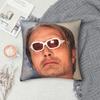 Чехол для подушки с лицом Мадса Миккельсена из Ганнибала Уютный чехол для подушки Забавные наволочки для дивана, автомобиля, домашнего декора