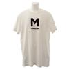 MONCLER  J20918C00018_89ANL L Short sleeve T-shirt white/White cotton/leather mens