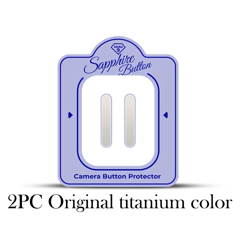 Sapphire Button Protective Film For iPhone 16 Pro Max Anti Scratch Camera Key Film for iPhone 16 Pro Plus