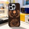 Myth Art Cool Phoenix For iPhone 17,16,15,14,13,12,11,Pro,Max,Plus,E,Air,Mini Anti Fall Black Matte Hard Bumper Phone Case