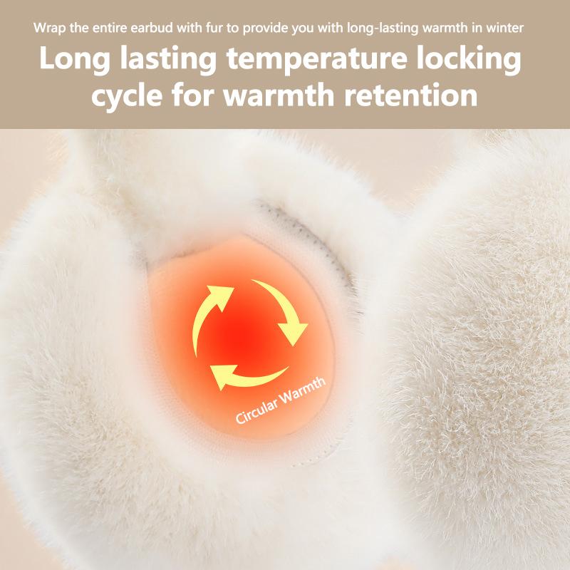 Мягкие наушники Теплые ветроустойчивые антифризовые защитные наушники Удобные мягкие плюшевые наушники Декоративные наушники