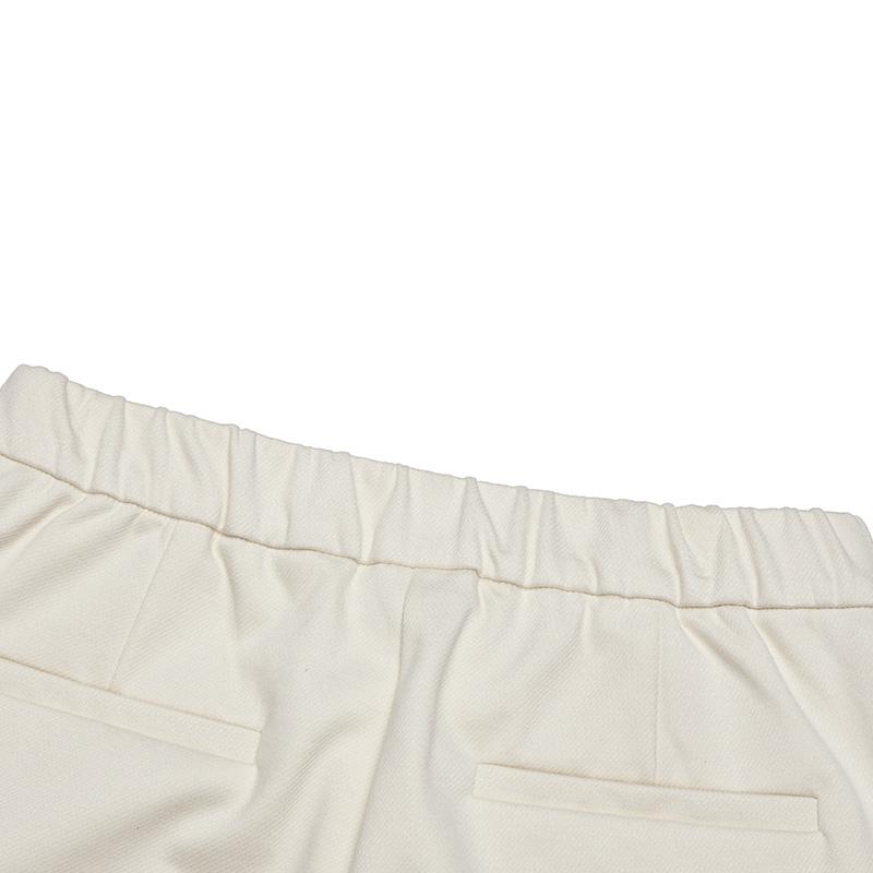 Fila Свободные Удобные Вязаные Повседневные Брюки с Широкими Штанинами Женские брюки Облачно-Грибной-Белый F11W514803FWT