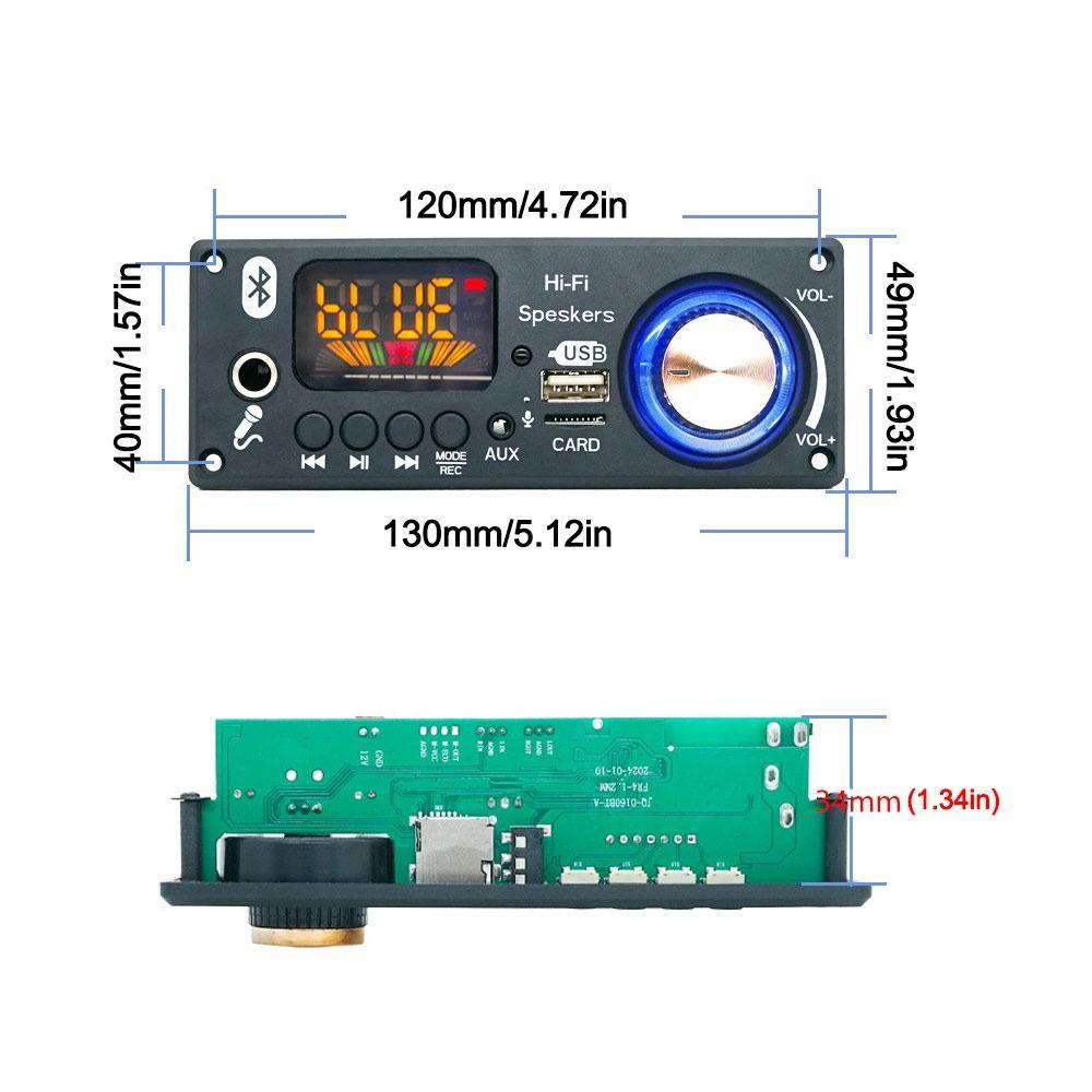 Автомобильная аудиосистема с USB-портом 12 В, плата MP3-декодера, НОВЫЙ музыкальный плеер, обновление для автомобиля