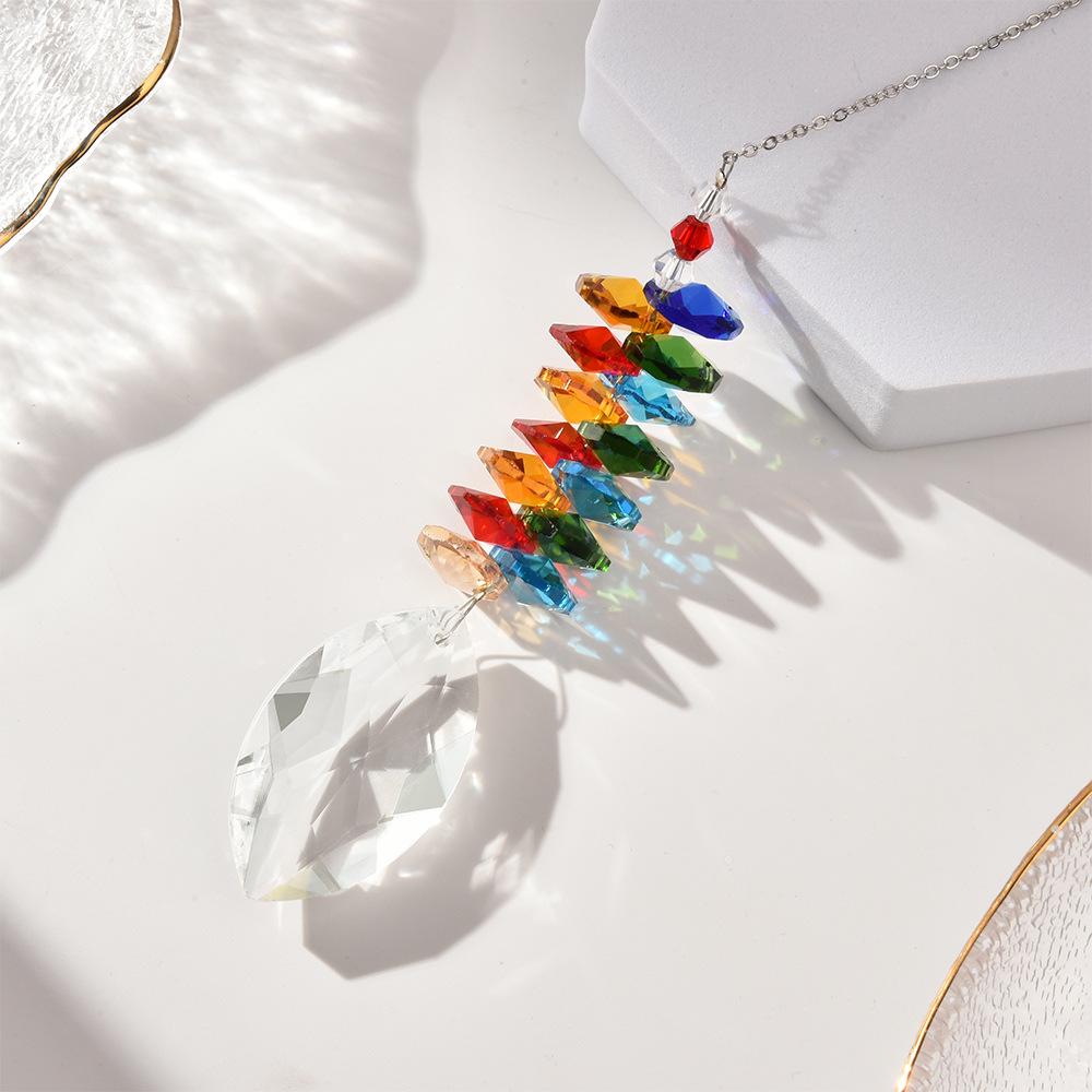 Rainbow Love Crystal Suncatcher Set - Three-Piece Crystal Ball Decor