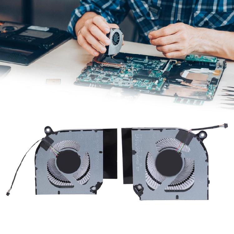 Вентилятор охлаждения ЦП и ГП для ноутбуков DC12V 1A 4Pin Компьютерные радиаторы для Predator 16 PHN16-71 PHN18-71