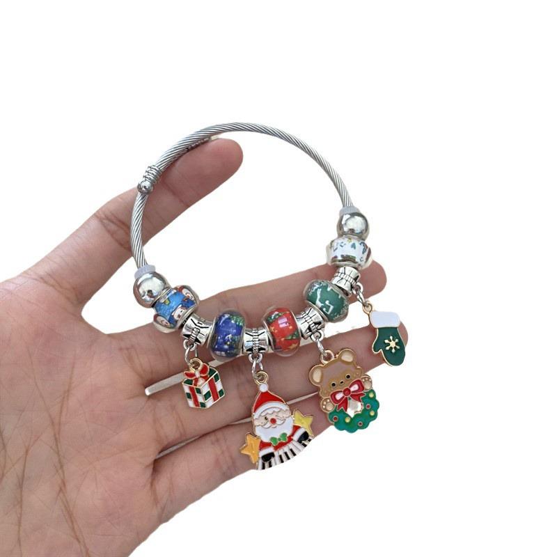 Рождественский олень и тыква на Хэллоуин, браслет из бусин - Уникальный мультяшный дизайн для женщин
