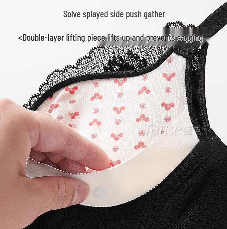 Сексуальный кружевной бюстгальтер пуш-ап: Увеличивает маленькую грудь за счет подъема и поддержки, конструкция против провисания