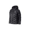 Solid Color Logo Print Sports Warm Lightweight Short Hooded Down Jacket Women Jackets Black 585498-01
