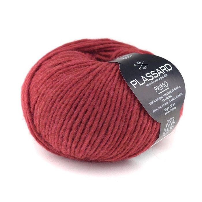 Laine mèche tendance Primo 53 Rouge fraise