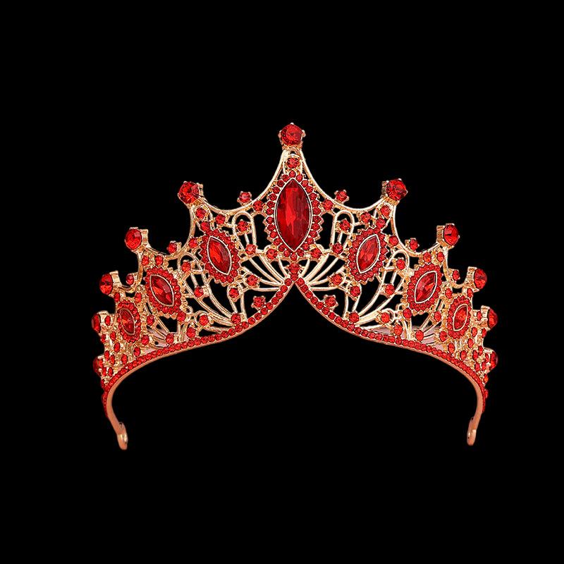 Свадебная корона Ободок Ободок Свадьба Корейский стиль День рождения Взрослый Подарок Хрустальная корона Платье принцессы Аксессуар для волос